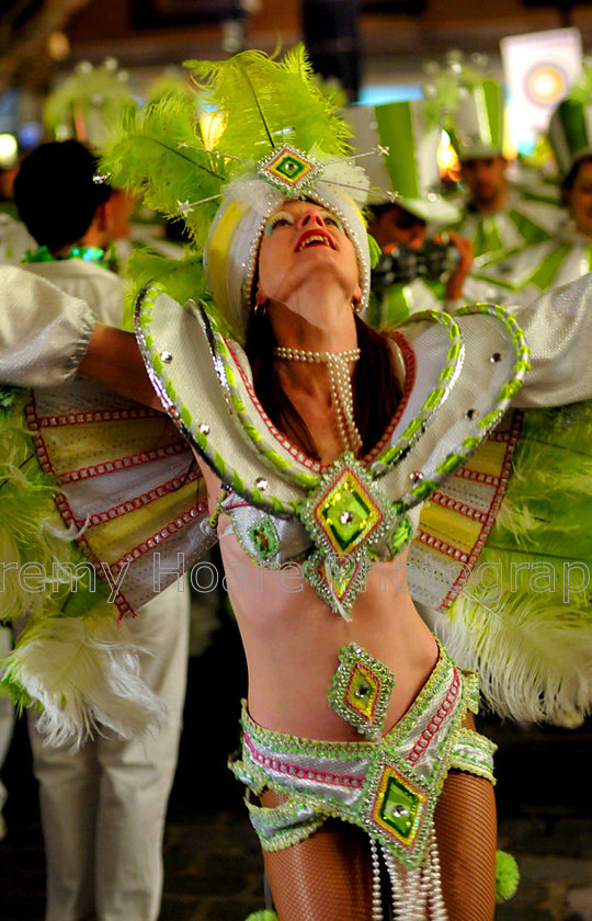 DSC7481 
 Carnival in street at night in Covent Garden London