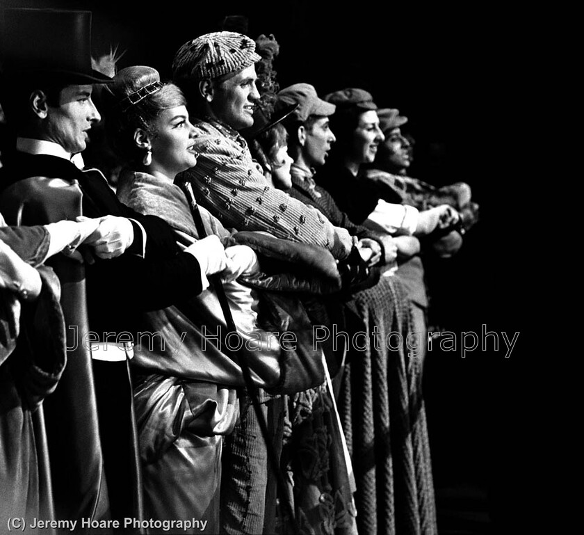 MFL-0000-XXXX FB2025 
 The very last curtain call and removal of the set of the original ‘My Fair Lady’ in 1963 at the Theatre Royal Drury Lane where my father George Hoare was manager from 1958.